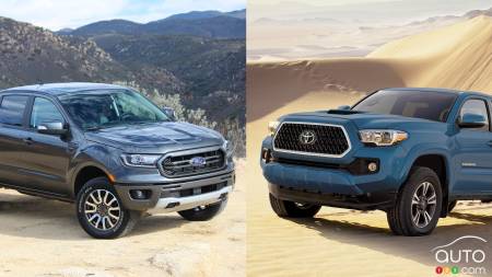 Comparaison : Ford Ranger 2019 vs Toyota Tacoma 2019